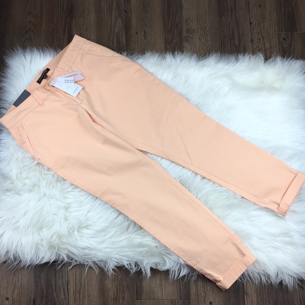 Banana Republic Slim Ankle Orange Pant 0P